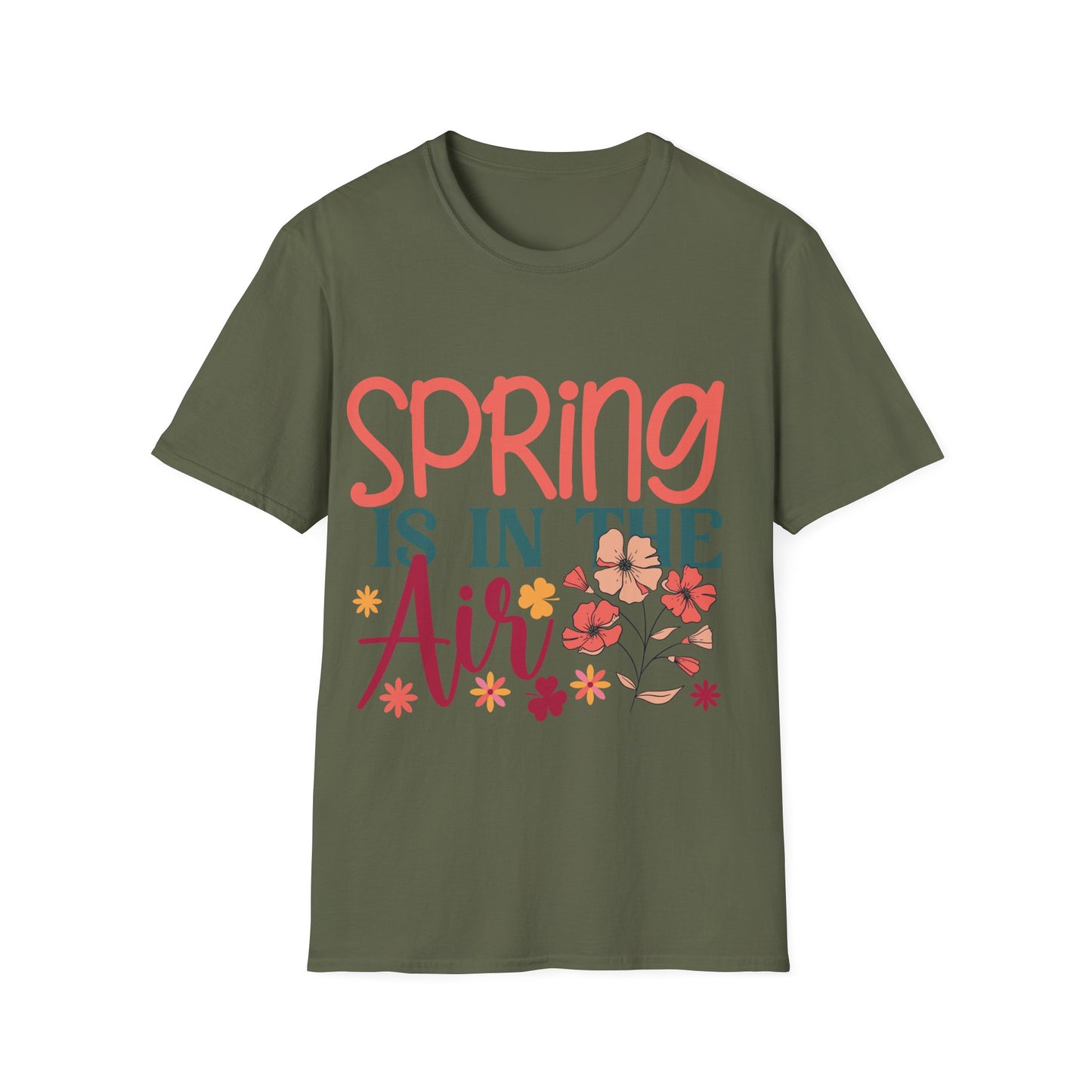 Spring is in the Air Unisex T-Shirt - Floral Design