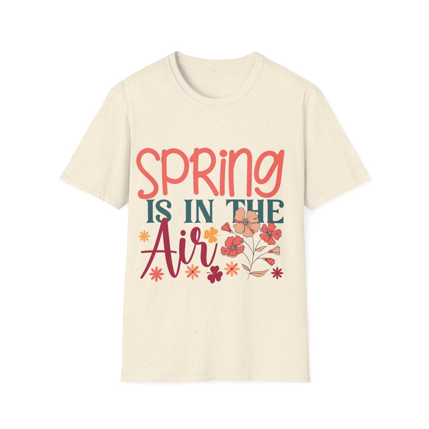 Spring is in the Air Unisex T-Shirt - Floral Design
