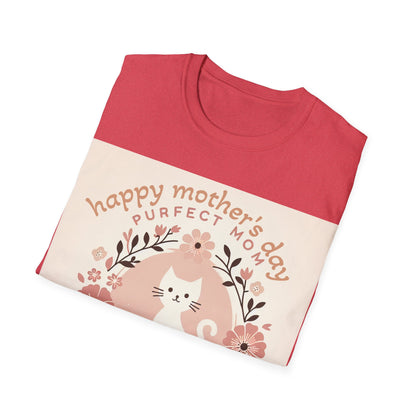 Cute Cat Mom T-Shirt for Mother's Day