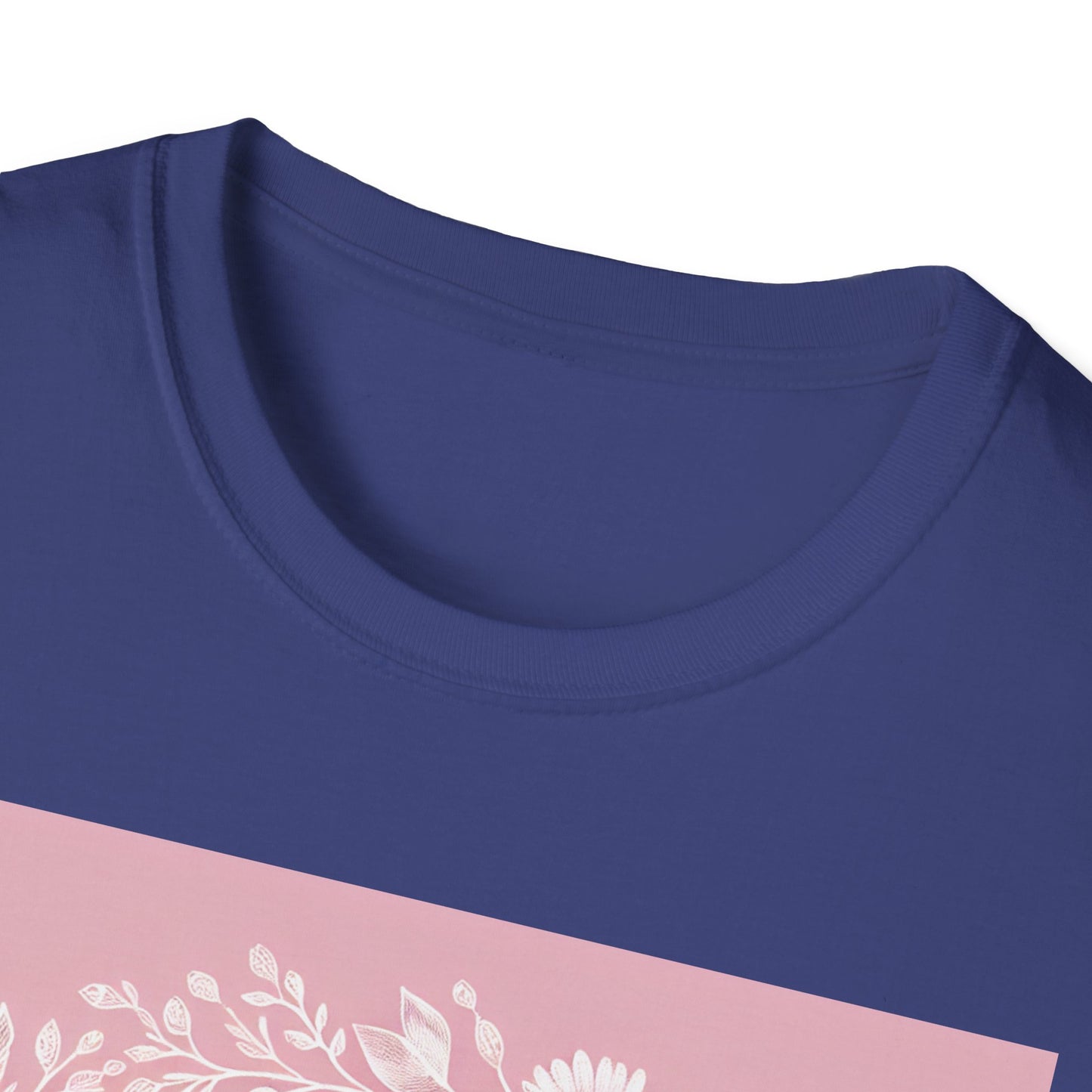 Blooming Mom Floral T-Shirt - Softstyle Unisex Tee for Mother's Day