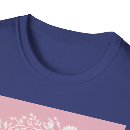 Blooming Mom Floral T-Shirt - Softstyle Unisex Tee for Mother's Day