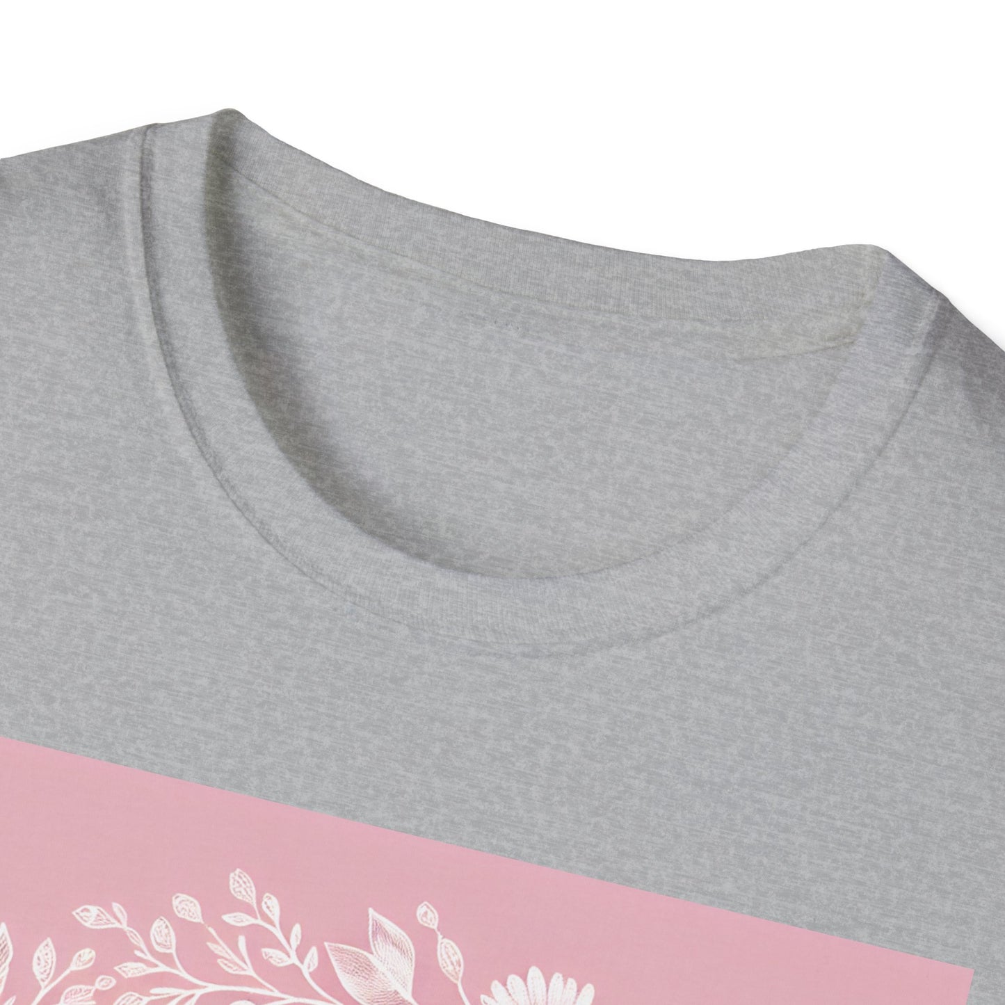 Blooming Mom Floral T-Shirt - Softstyle Unisex Tee for Mother's Day