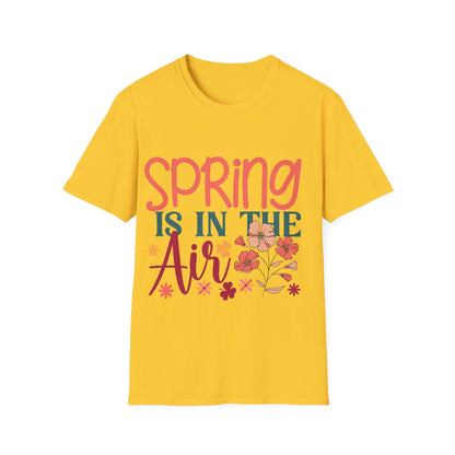Spring is in the Air Unisex T-Shirt - Floral Design