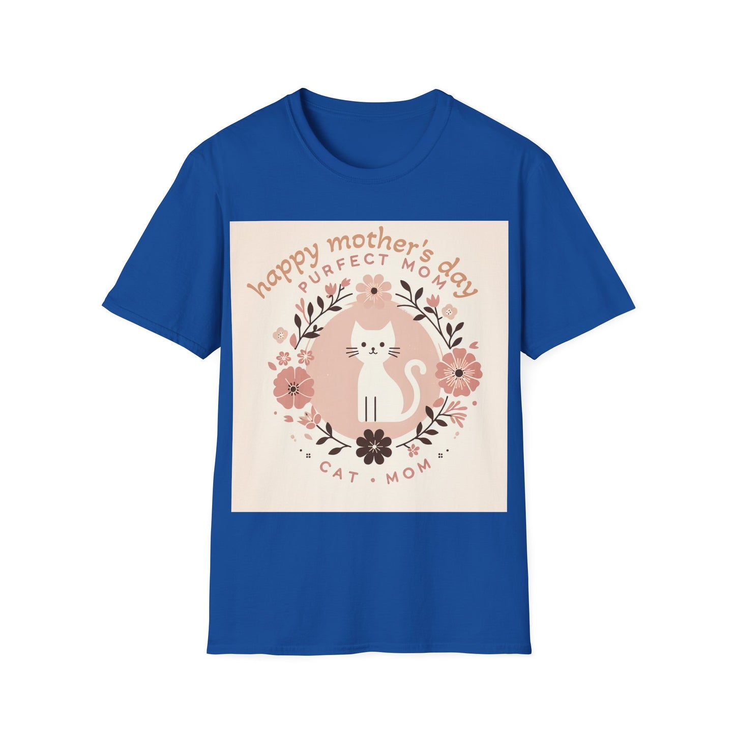 Cute Cat Mom T-Shirt for Mother's Day