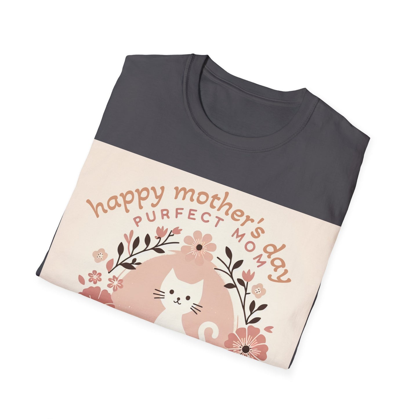 Cute Cat Mom T-Shirt for Mother's Day