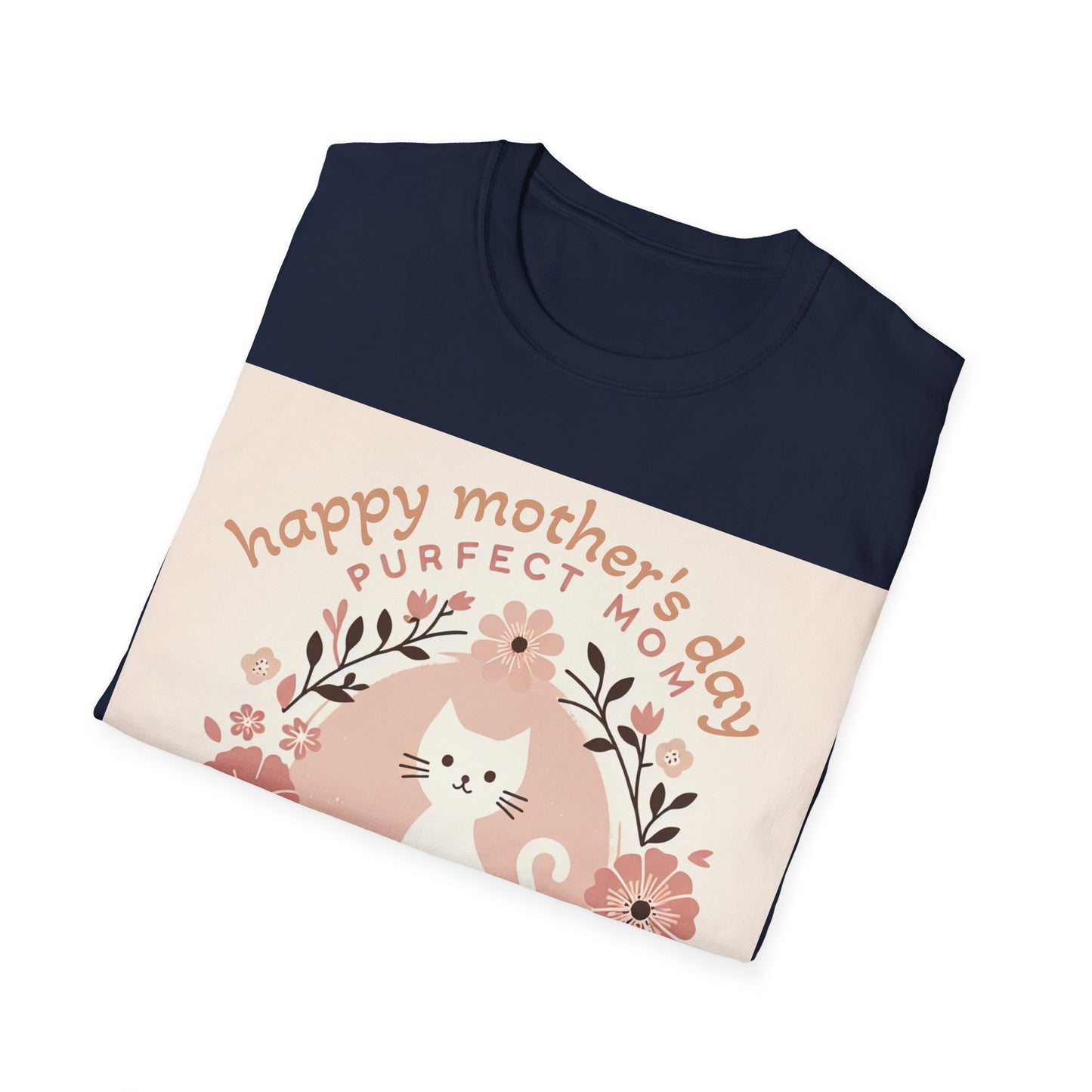 Cute Cat Mom T-Shirt for Mother's Day