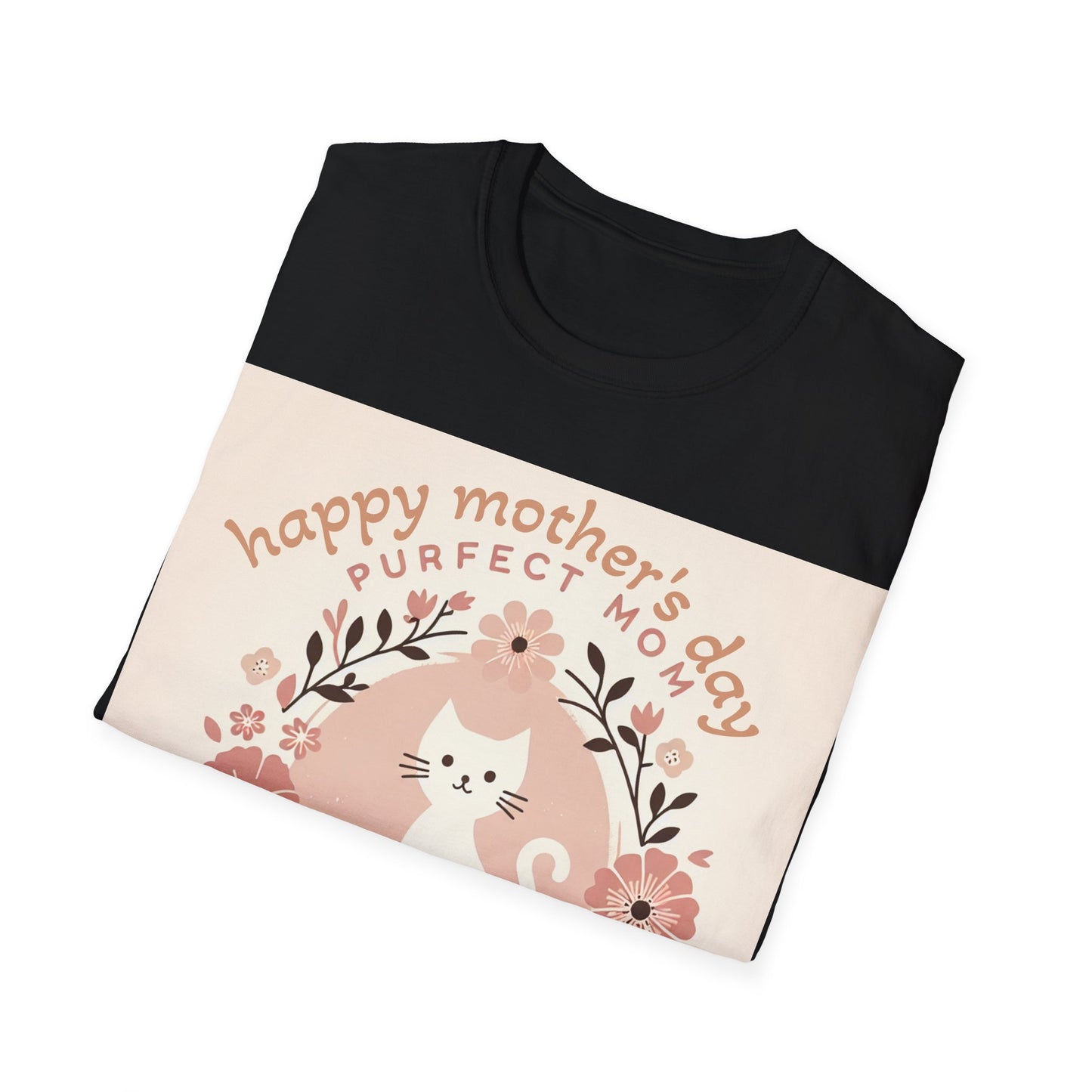 Cute Cat Mom T-Shirt for Mother's Day