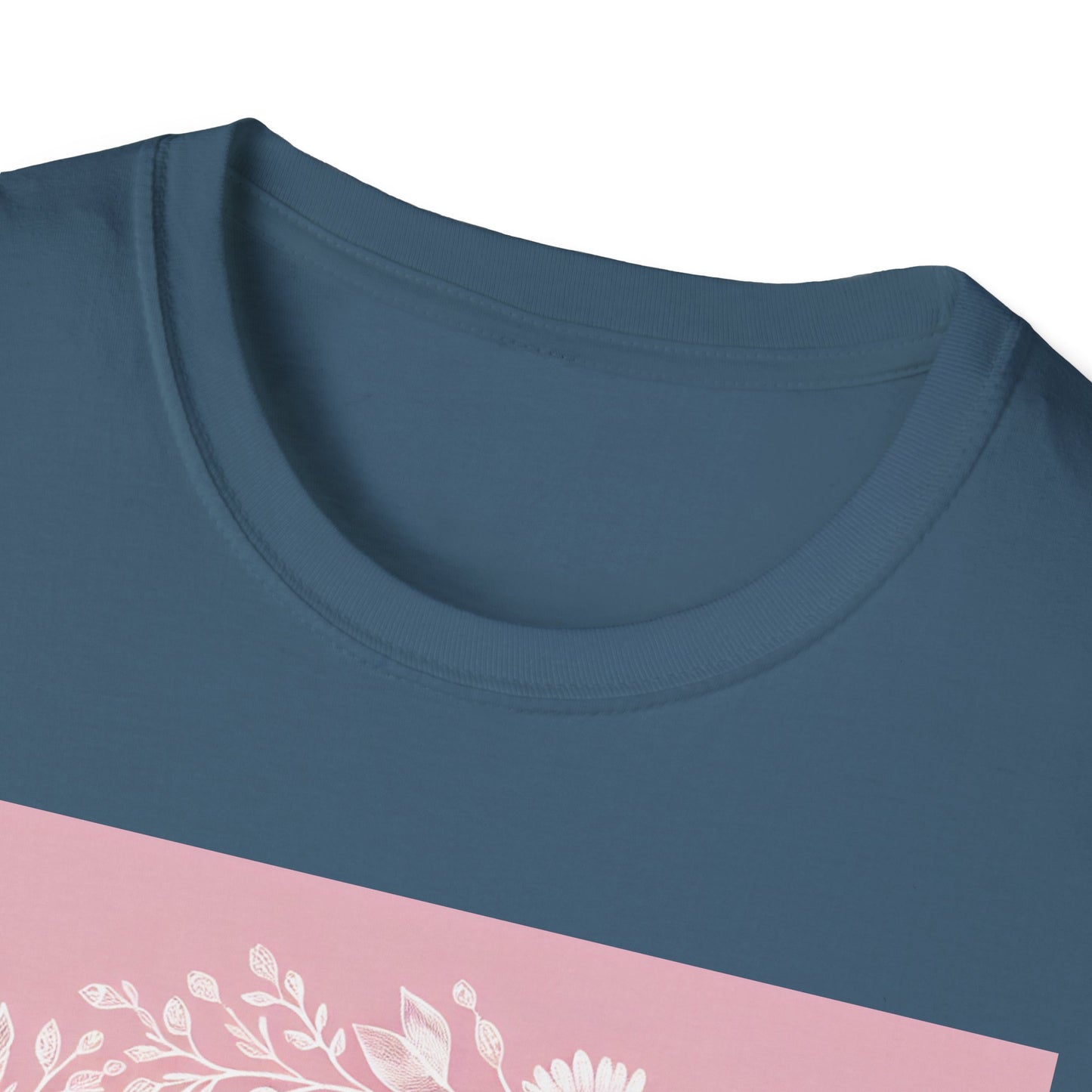 Blooming Mom Floral T-Shirt - Softstyle Unisex Tee for Mother's Day
