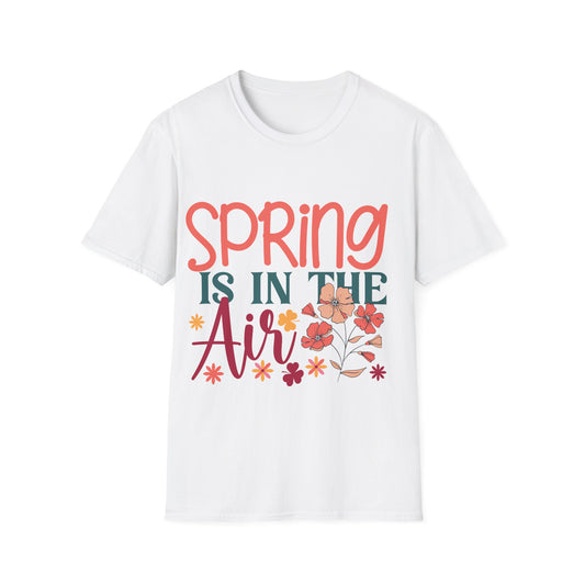 Spring is in the Air Unisex T-Shirt - Floral Design
