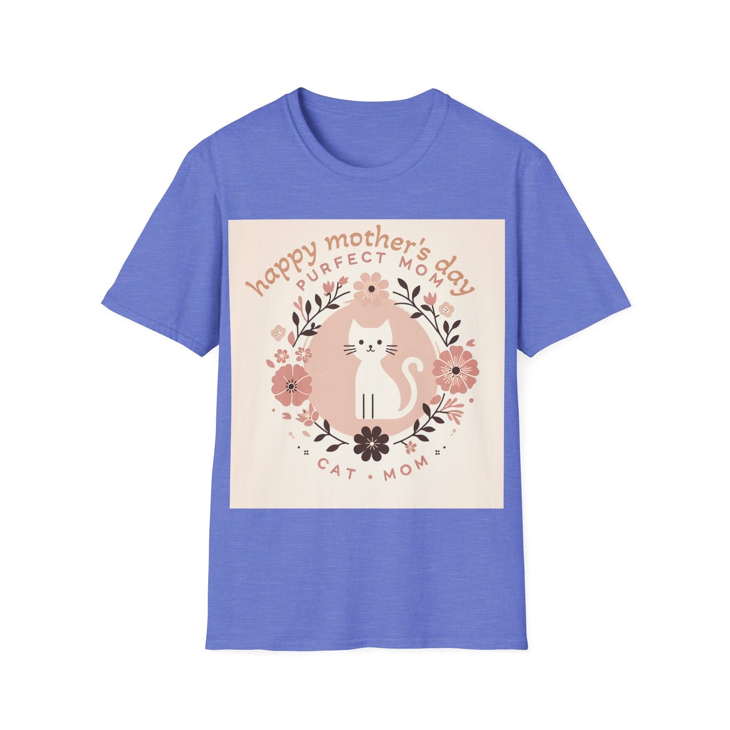 Cute Cat Mom T-Shirt for Mother's Day