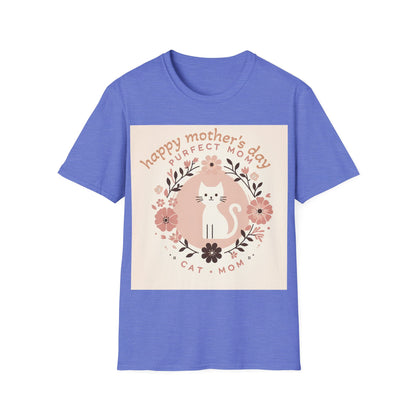 Cute Cat Mom T-Shirt for Mother's Day