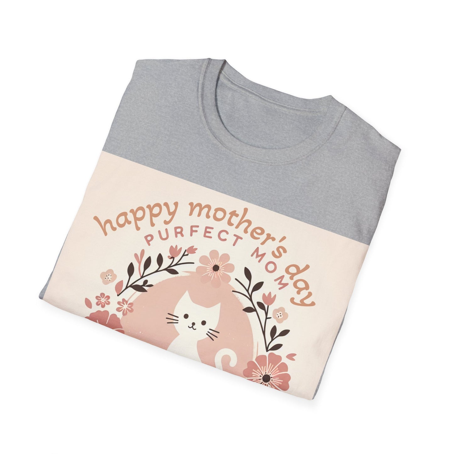 Cute Cat Mom T-Shirt for Mother's Day