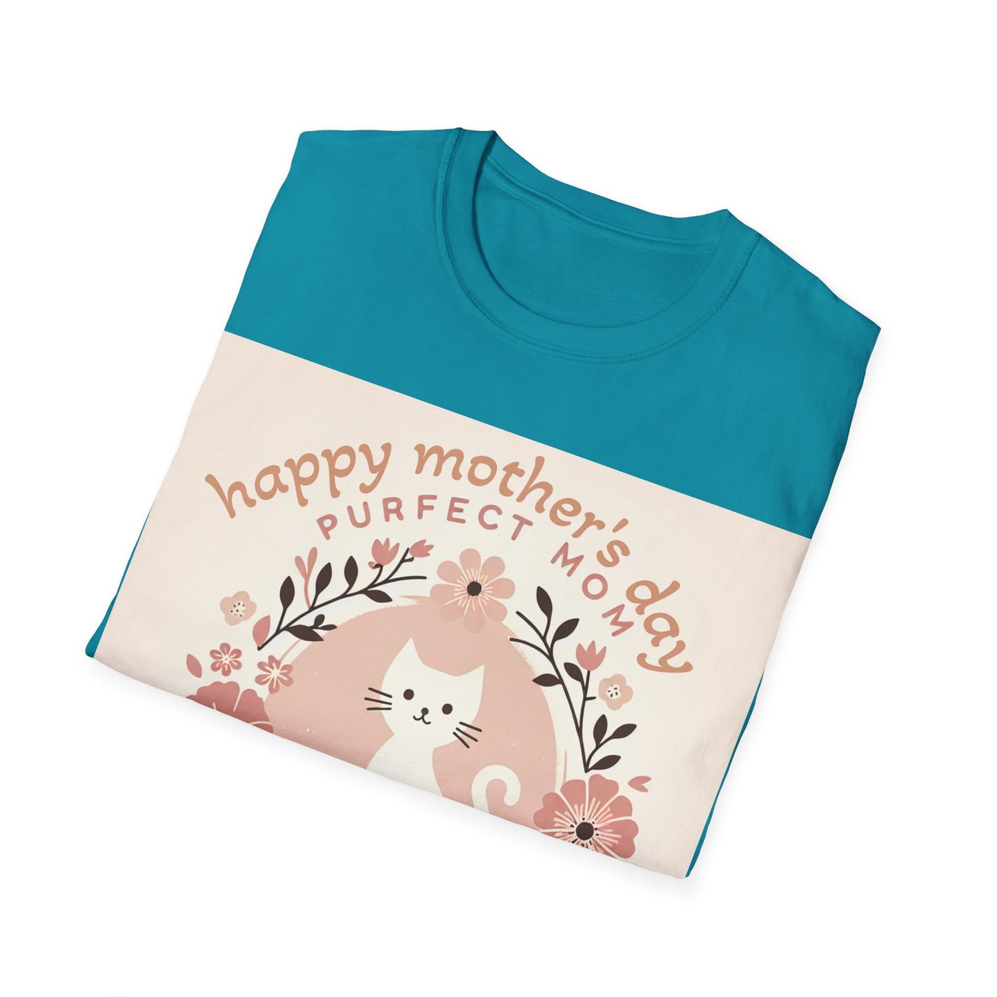 Cute Cat Mom T-Shirt for Mother's Day