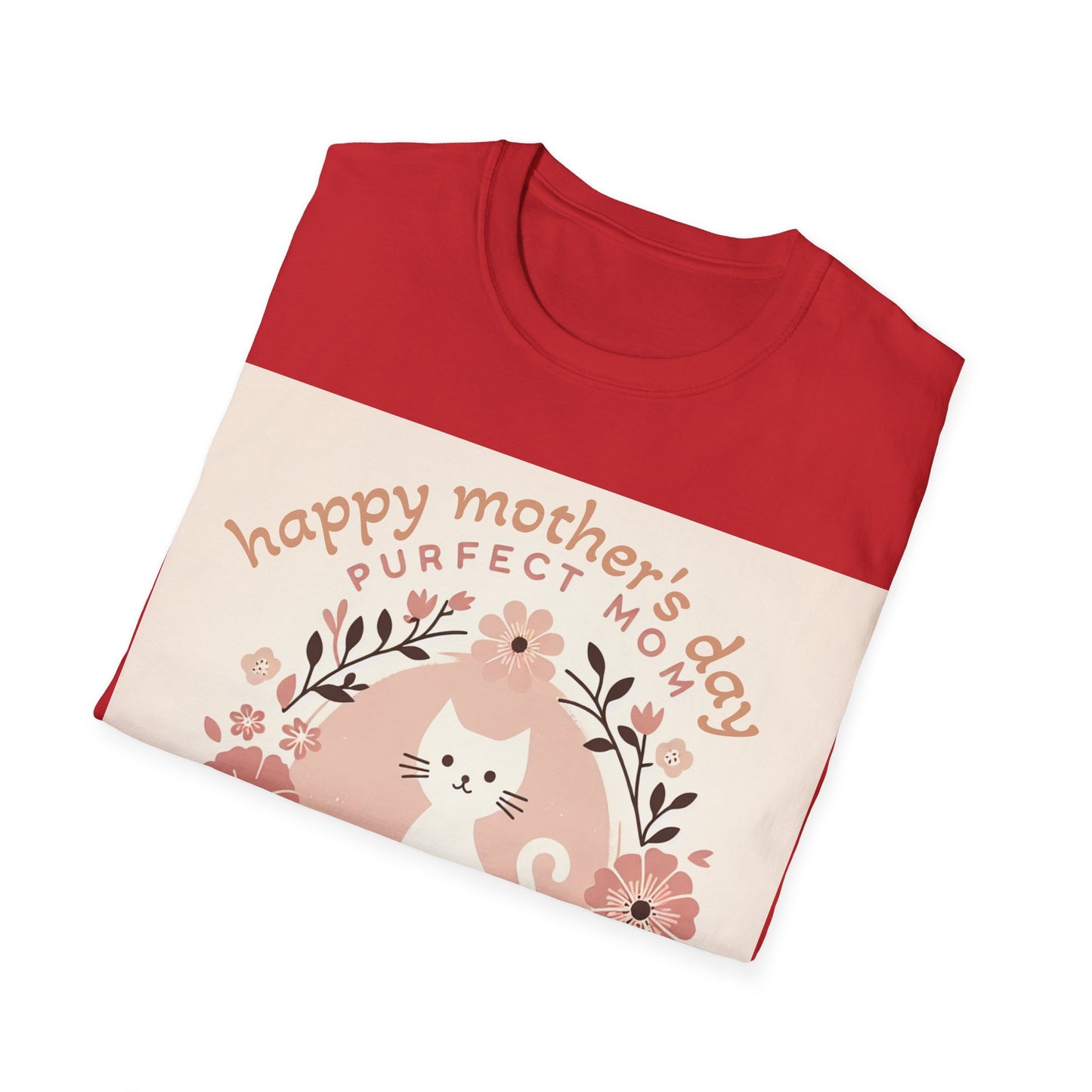 Cute Cat Mom T-Shirt for Mother's Day