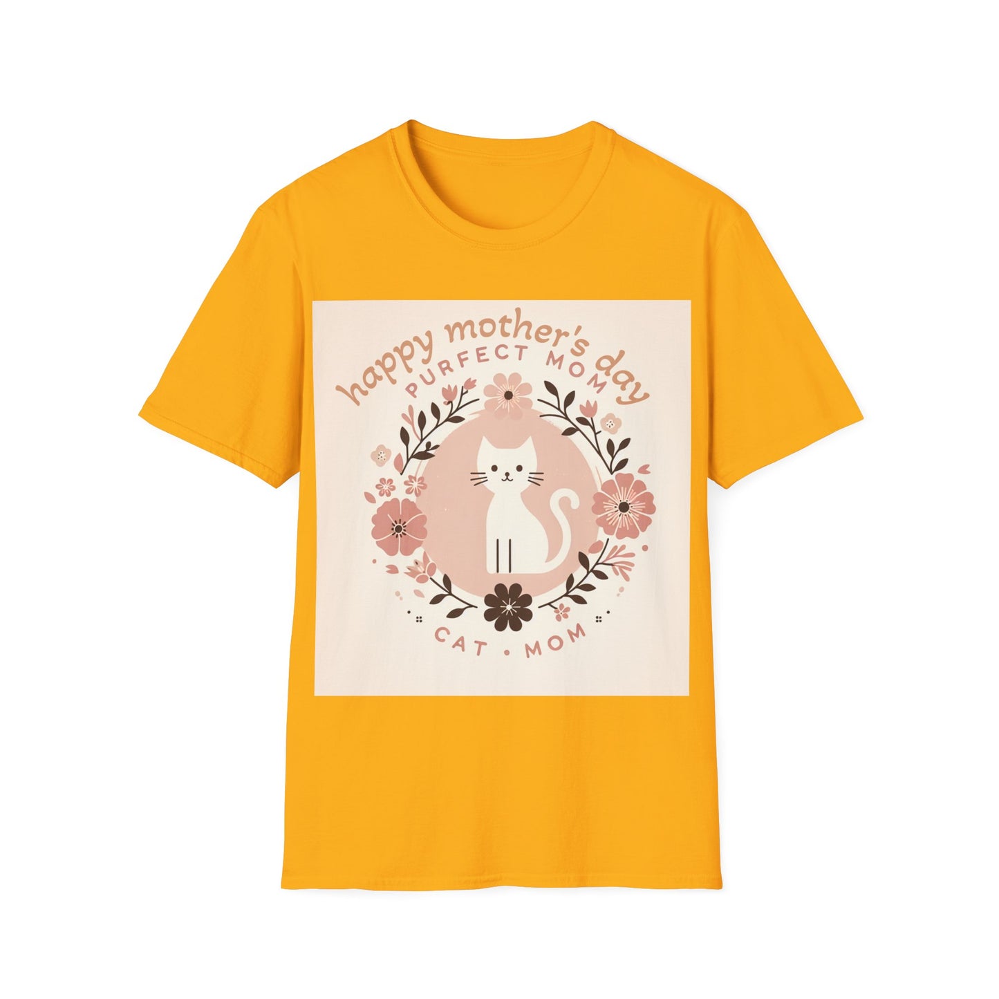 Cute Cat Mom T-Shirt for Mother's Day