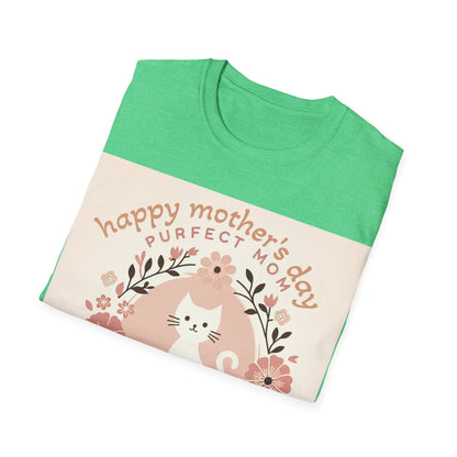 Cute Cat Mom T-Shirt for Mother's Day