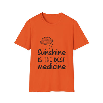 Inspirational Sunshine T-Shirt - Unisex Softstyle Tee for Positive Vibes